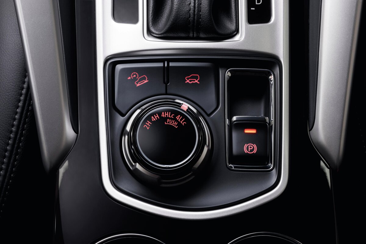 Селектор выбора режимов поколения 2+ полноприводной системы Super Select. Для любителей механического выбора: смотрите в сторону SS I поколения - там рычаг. 