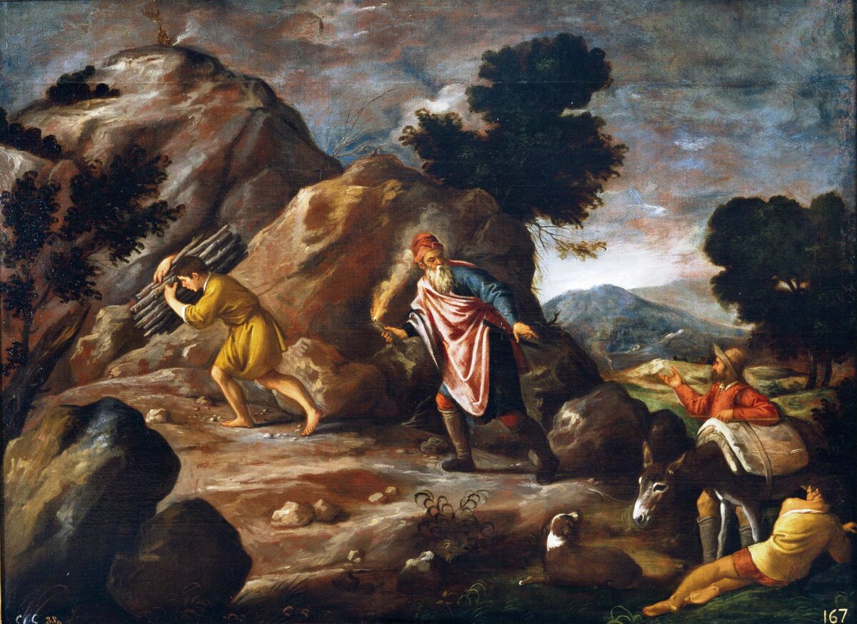 :Abraham e Isaac camino del sacrificio, de Pedro de Orre