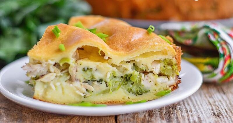 Котопита пирог с курицей и сыром