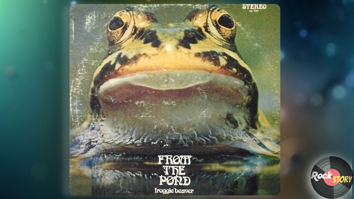 На фотографии обложка единственного альбома From The Pond, группы Froggie Beaver.