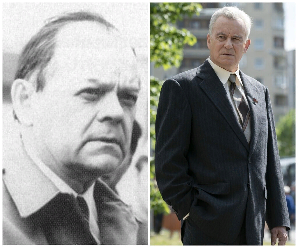 Борис Щербина и актер Стеллан Скарсгард, сыгравший его в сериала "Чернобыль"