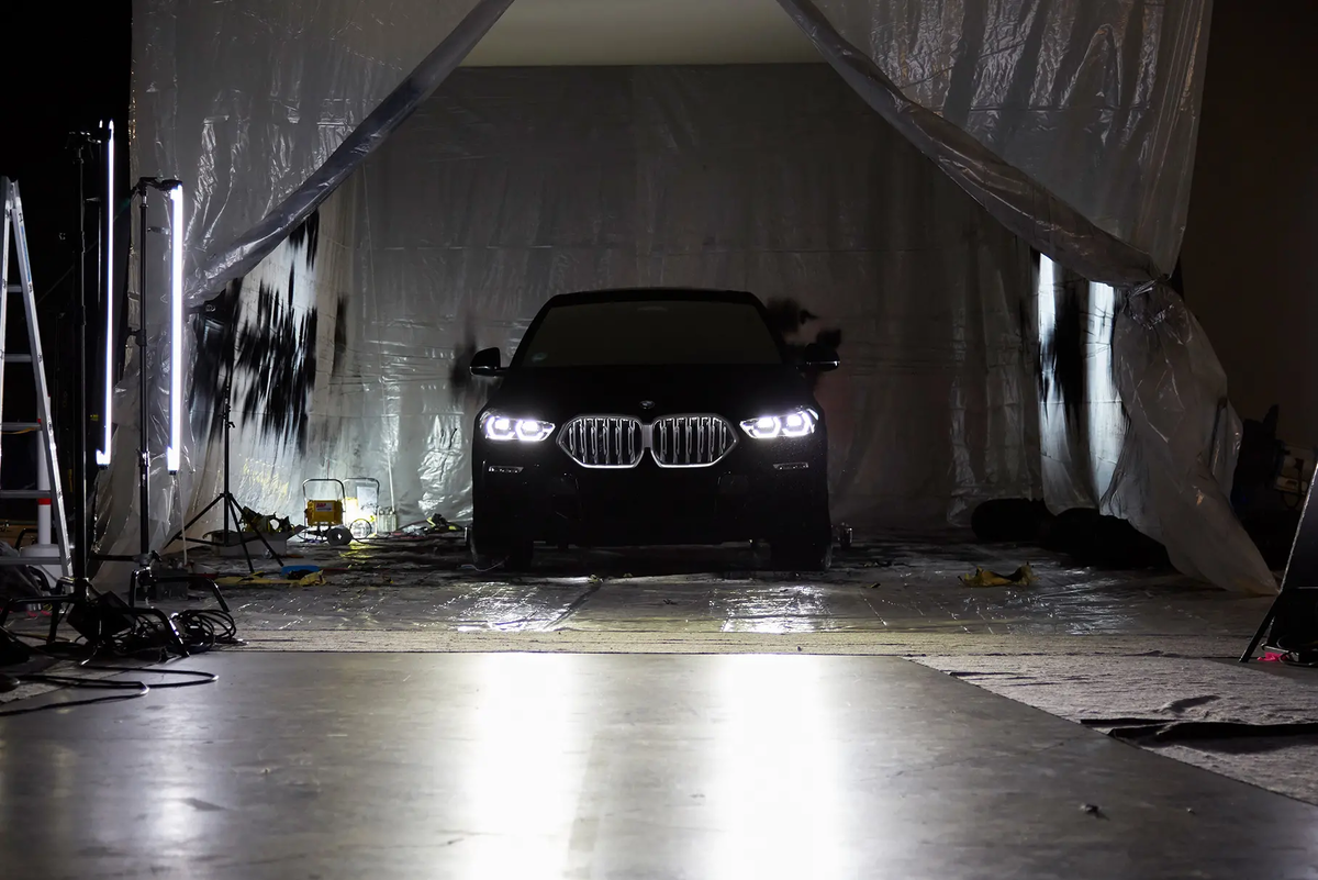 BMW x6 Vantablack
