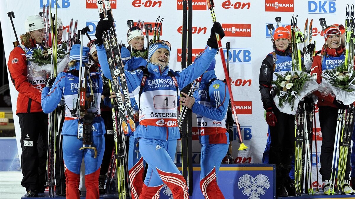 Победа Сборной России в первой гонке сезона