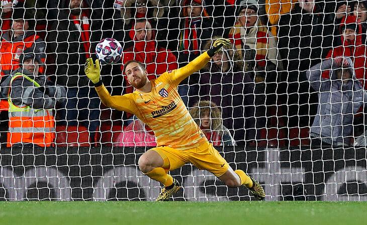 Ян Облак вратарь "Атлетико" (фото Getty Images) 