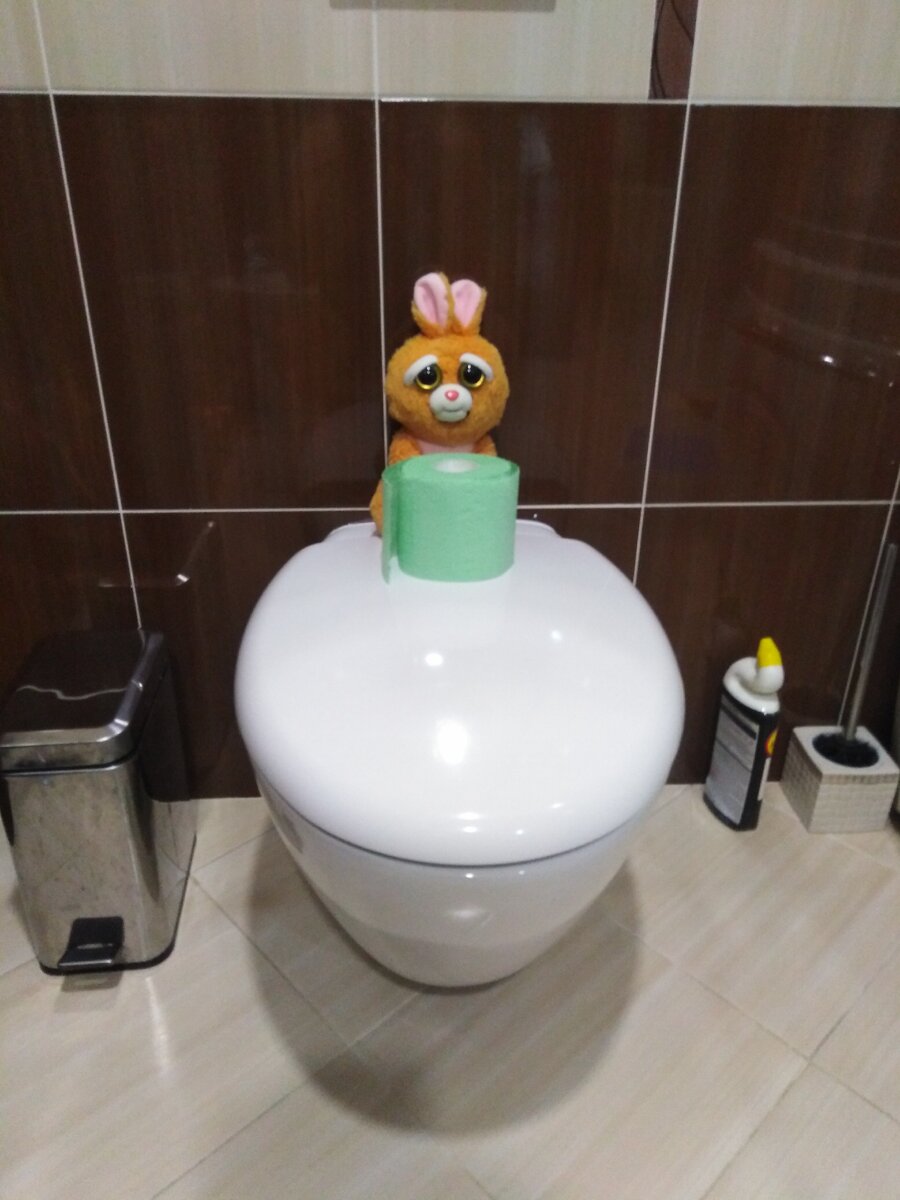 туалетная бумага есть в наличии, но не использую