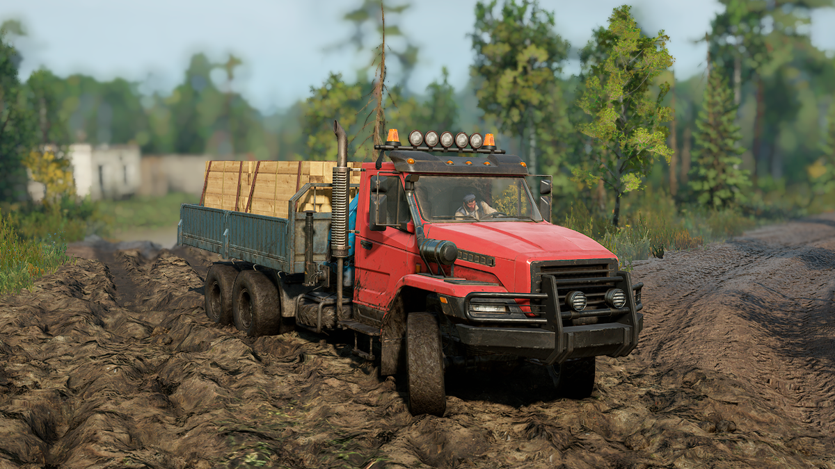 Карта «Деревня» для игры Snowrunner