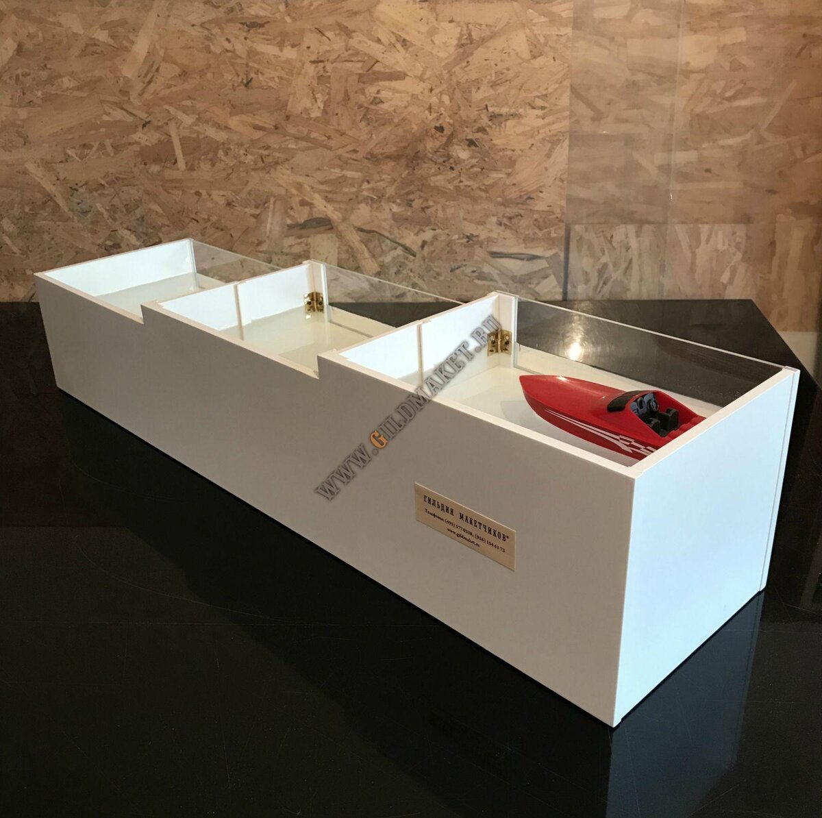 Теоретический школьный макет речного шлюза.