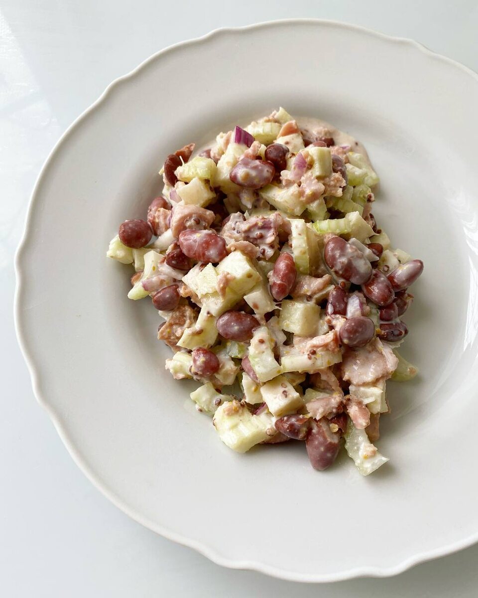 Белковый салат