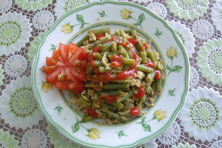 жаренная фасоль