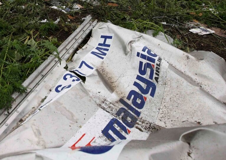 Фрагмент "Боинга 777" рейса MH17