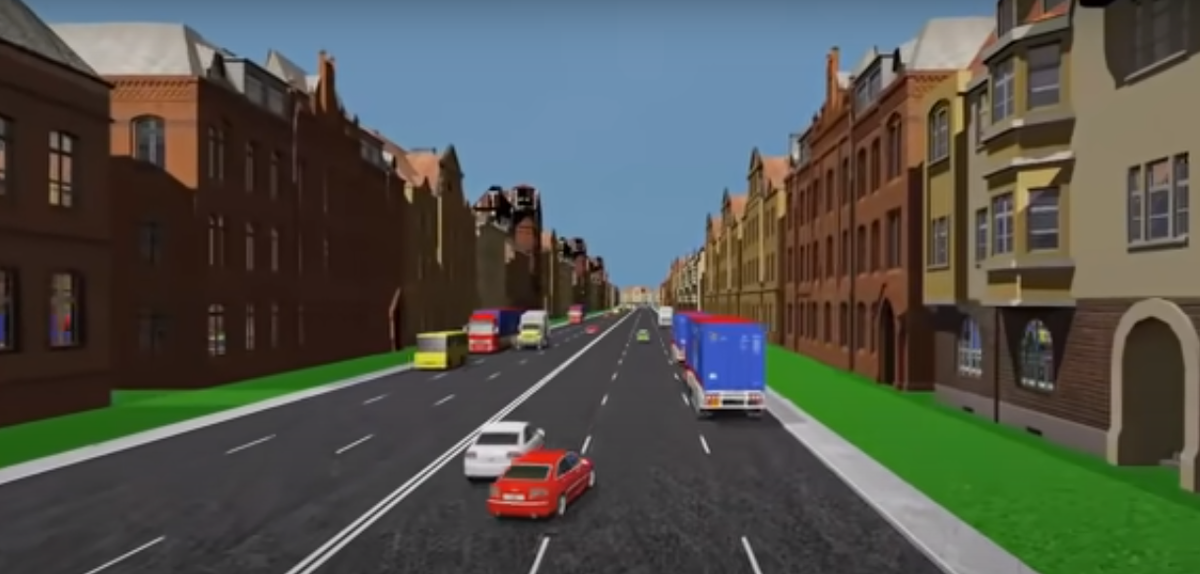 Водитель красного авто едет быстрее и вынужден перестраиваться из-за вас