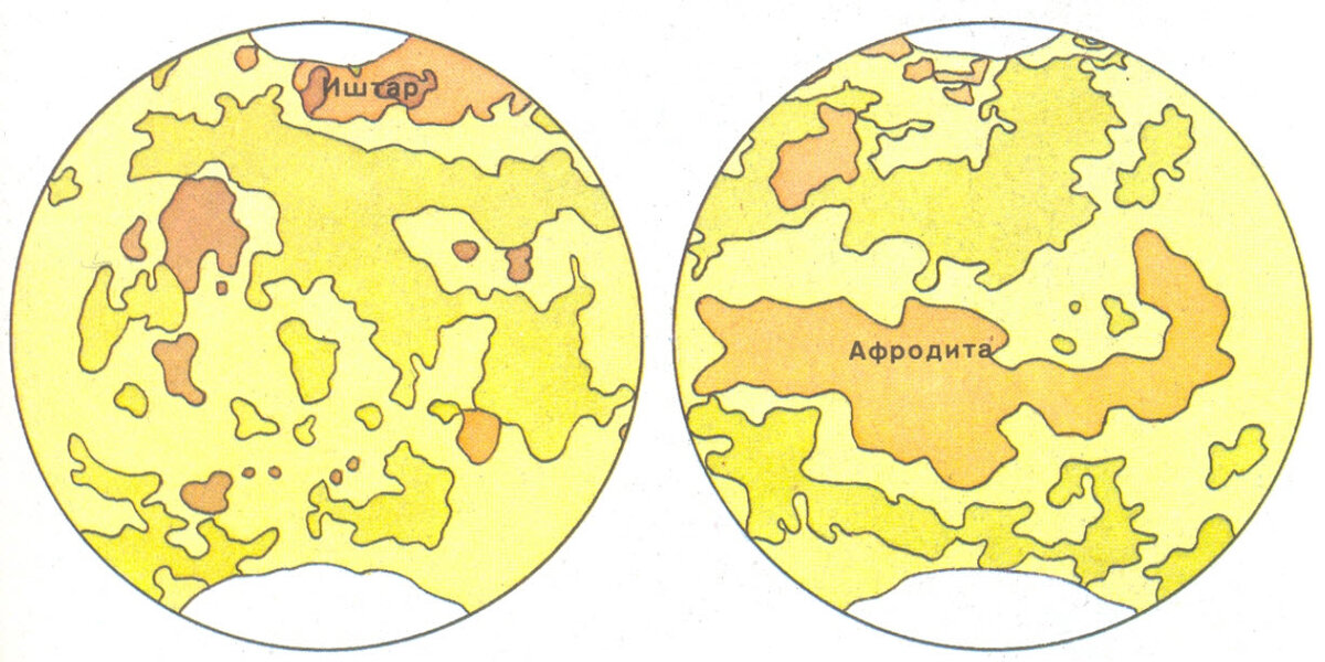 Карта Венеры