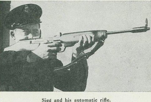 Зиг и его автоматическая винтовка.