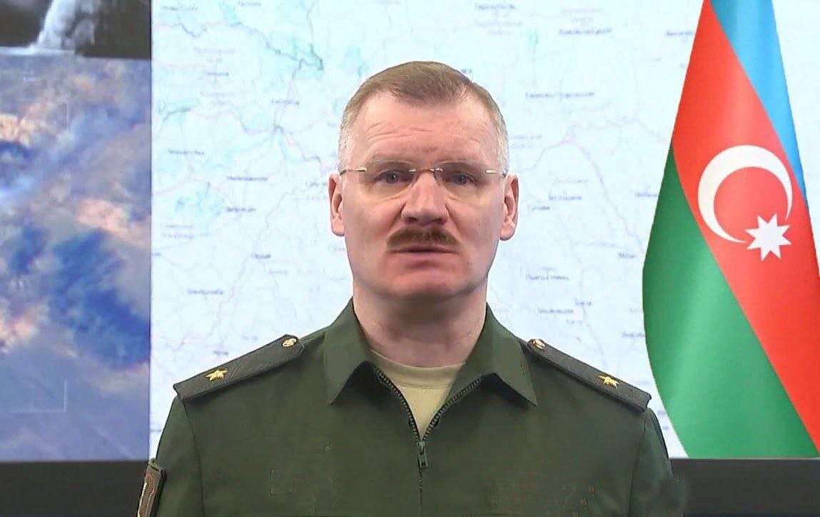 Конашенков-Оглы заявил, что за сутки было ликвидировано 3000 карабахских националистов и 500 единиц техники. 