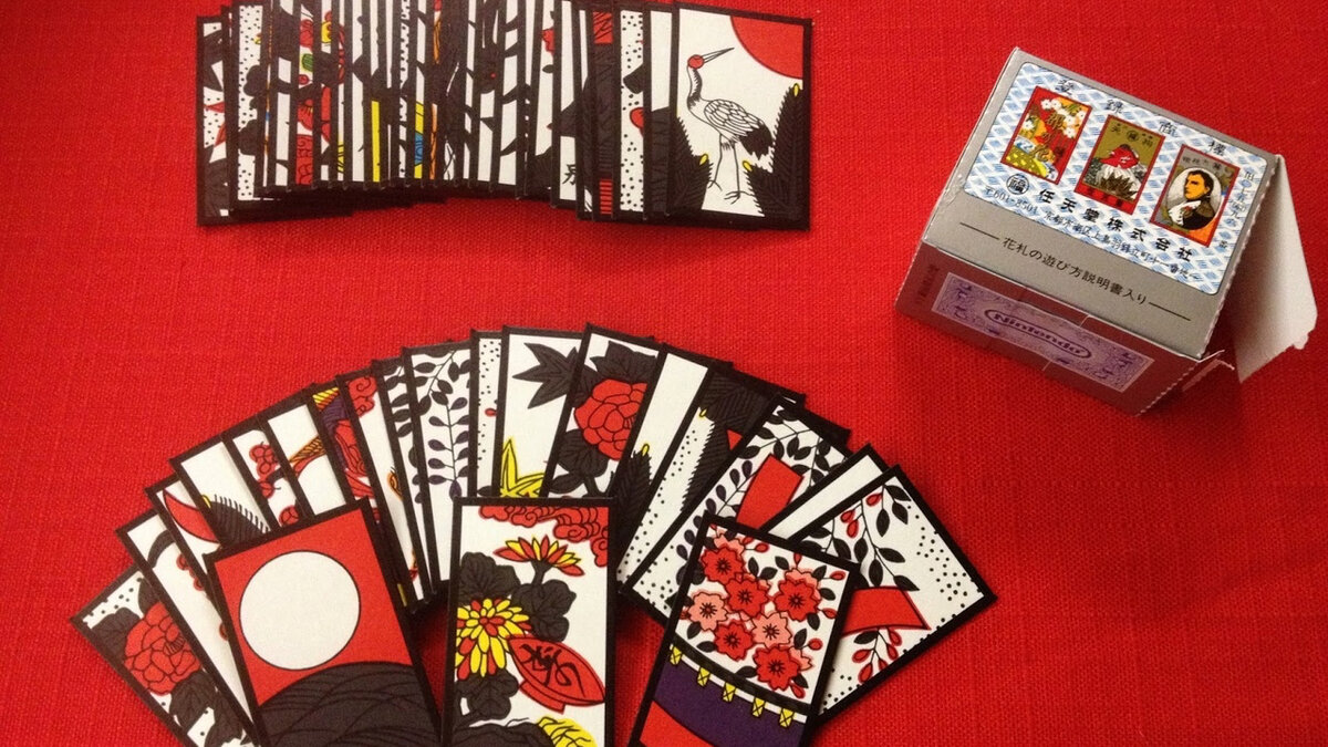 Игральные карты ручной работы "ханафуда"
