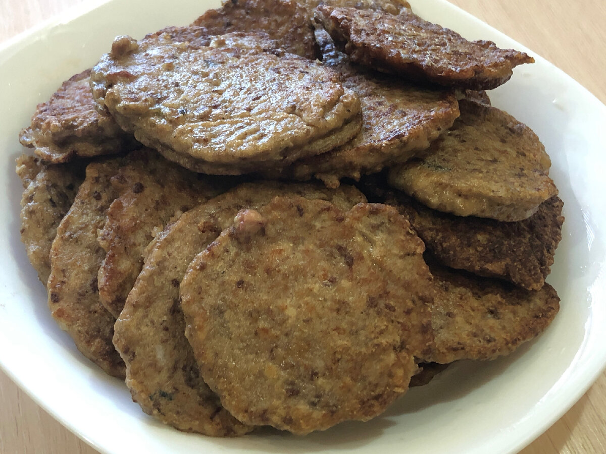 Печеночные оладьи  Фото автора 