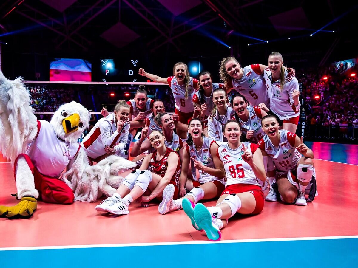    Волейболистки сборной Польши© Фото : Пресс-служба Польской федерации волейбола