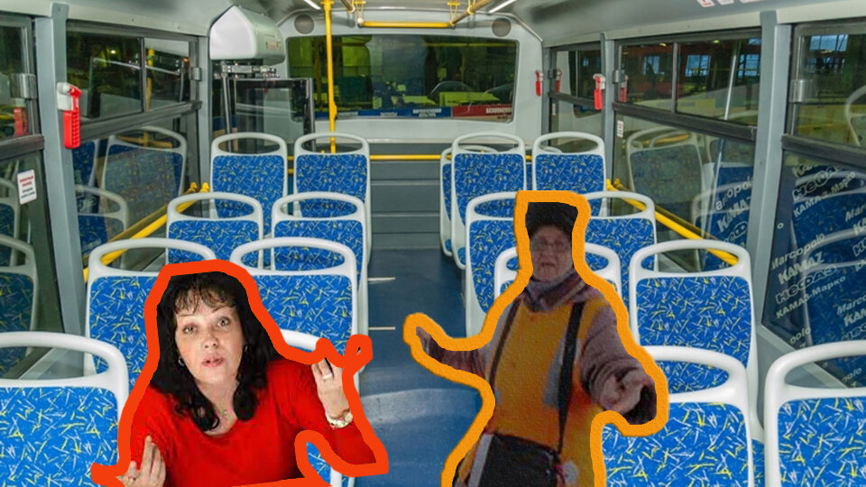 Вообще, споры в автобусах, особенно по утрам, в наших краях не редкость.