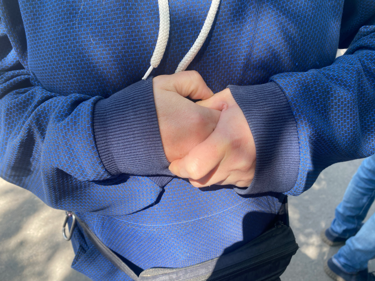 Ирина, бездомная женщина