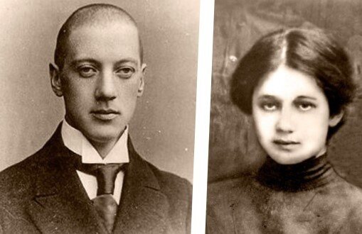 Анна Ахматова и Николай Гумилёв.