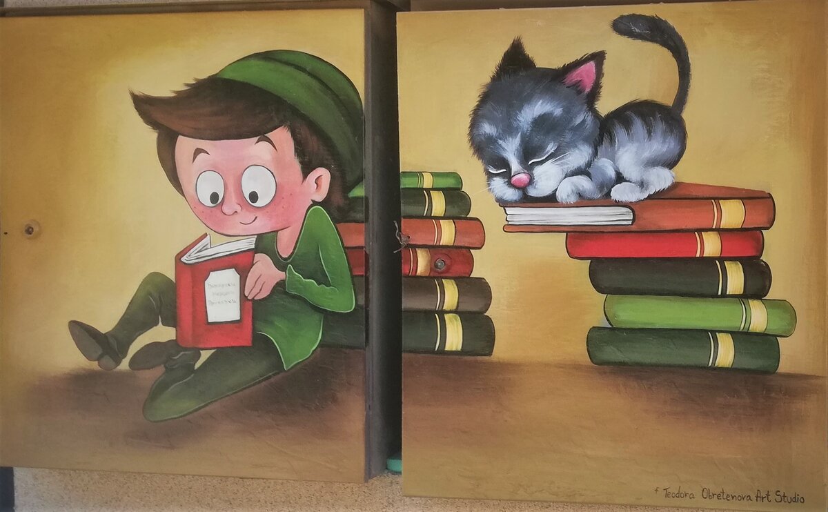 У входа в библиотеку. Фото автора