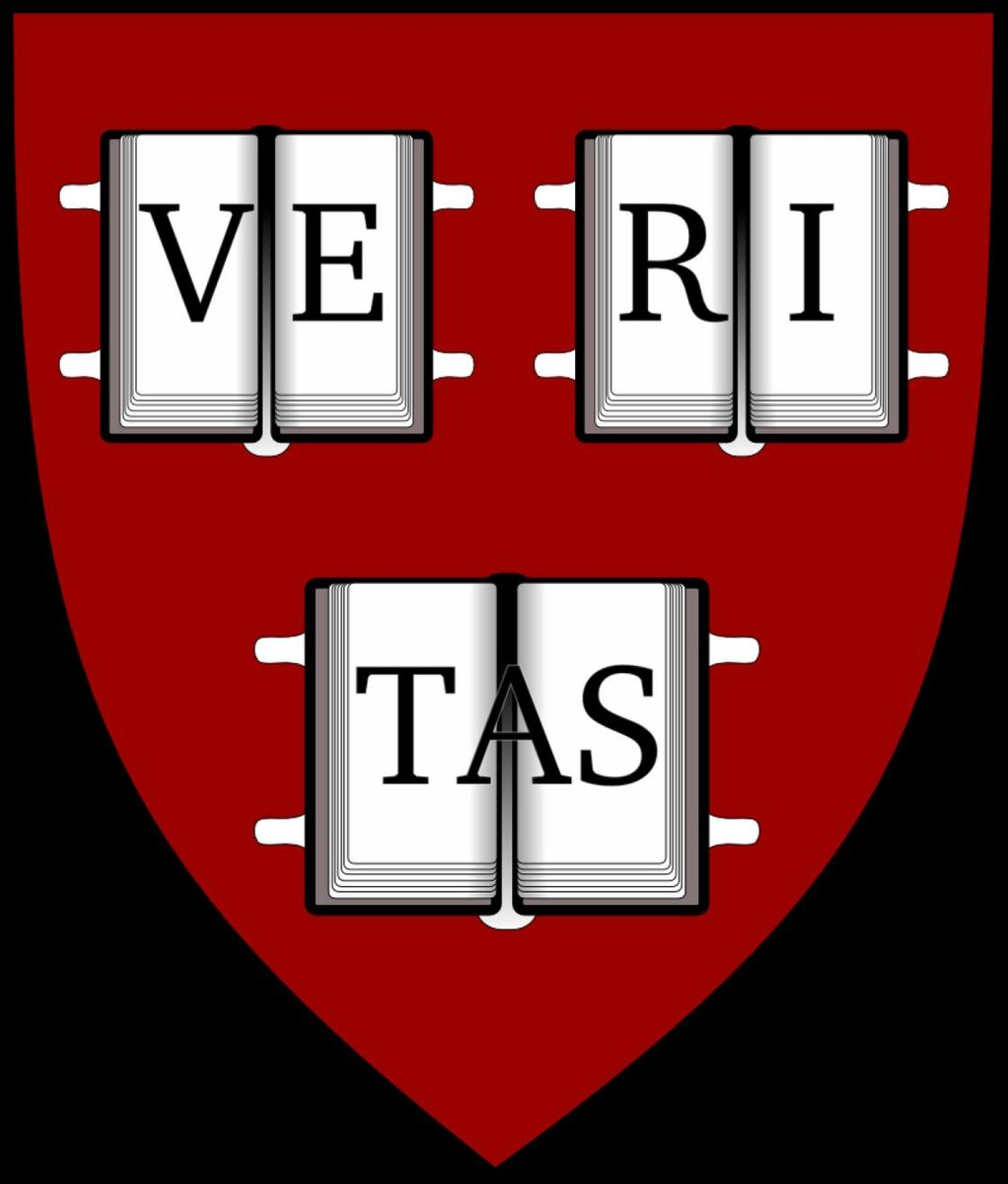    Герб Гарвардского университета:Wikipedia