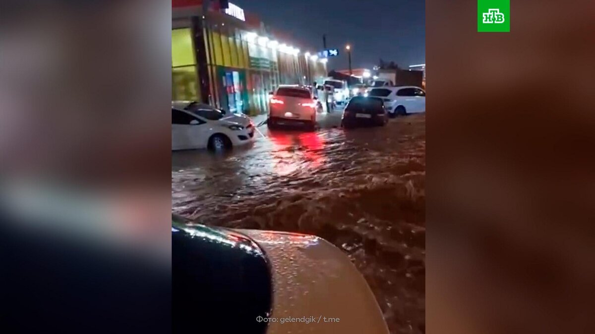    Участок трассы    А-147    в районе Сочи перекрыли    из-за    подтопления