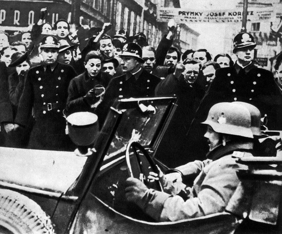 Вступление немецко-фашистских войск в Прагу. 15 марта 1939 г.