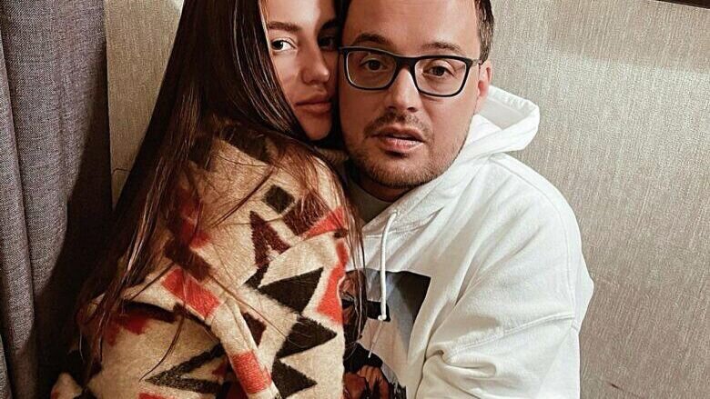    Алексей Довлатов (Гуф) с женой Юлией.© Фото : Социальные сети