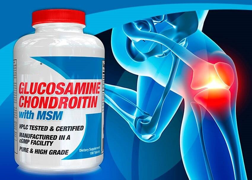 Глюкозамин, хондроитин и МСМ в спорте, источник - интернет