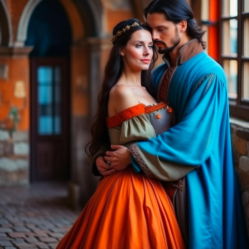 Граф и графиня Реми и Виринея ле Мансу. Сгенерировано в нейросети Кандинский 2.2