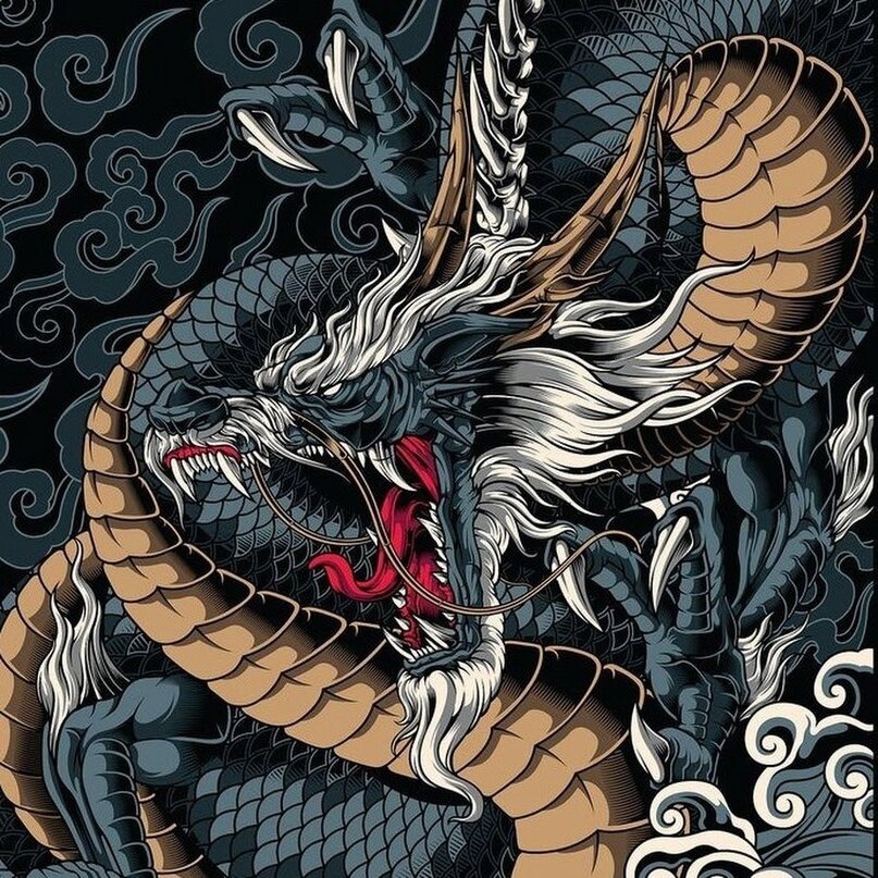 Японский дракон - Japanese dragon