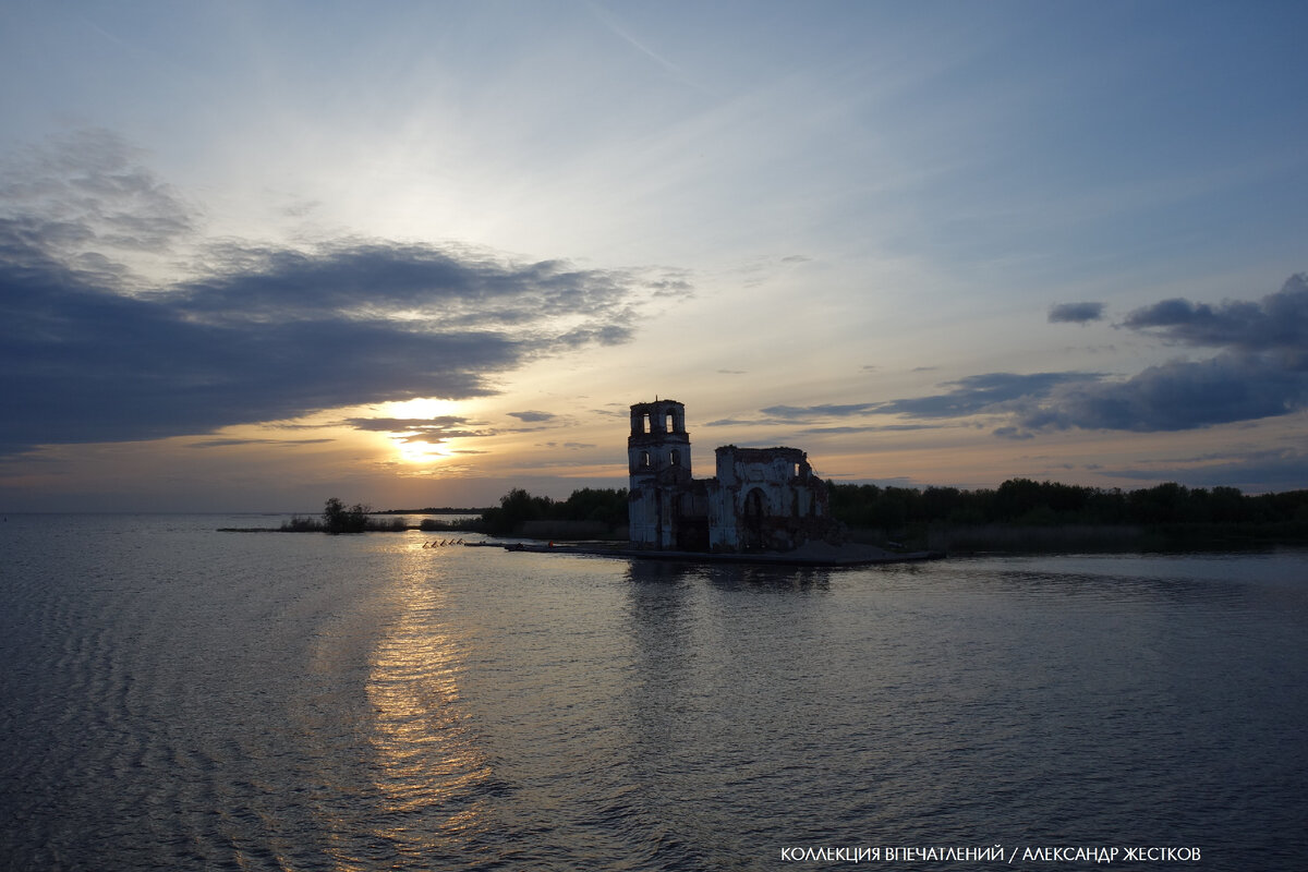 Руины церкви Рождества Христова на Шексне