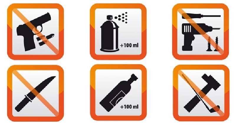 Запрещенные к перевозке в ручной клади предметы. Вещи запрещённые к перевозке в ручной клади. Предметы запрещенные к перевозке. Запрещенные к перевозке предметы. Запретные вещи для перевоза в самолете.