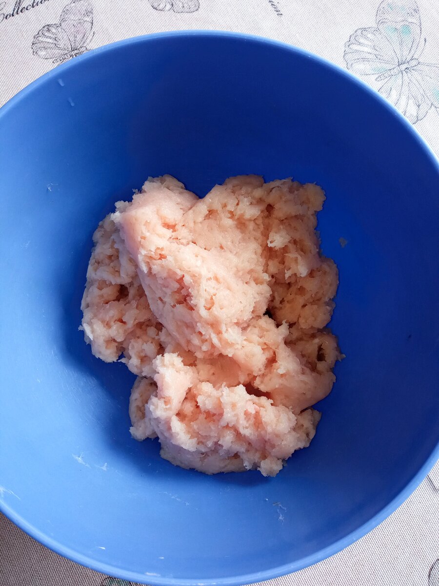 Куриный фарш. Фото автора 