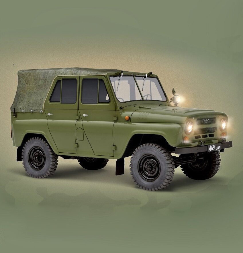 Снятие коробки передач с автомобилей семейства УАЗ–3741