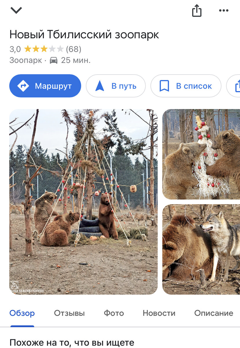 То что мы увидели на Гугл мэпс 