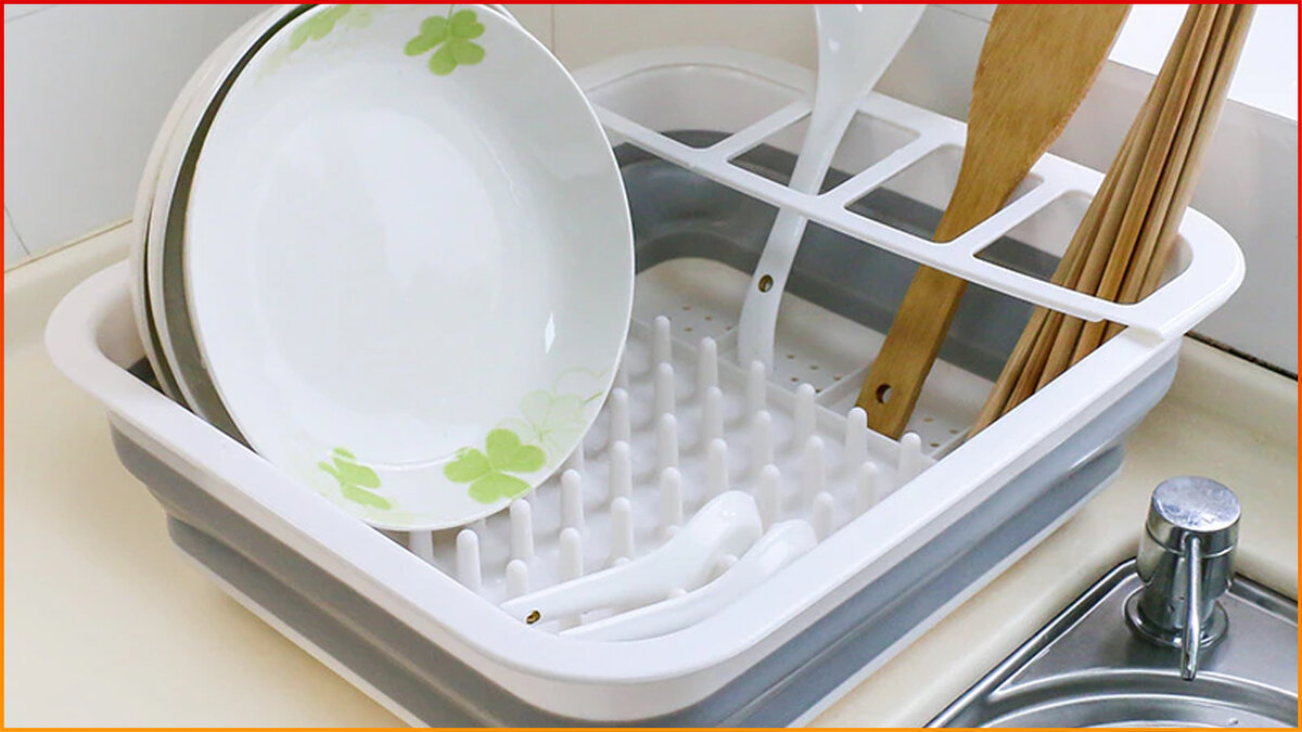 Складная сушилка для посуды