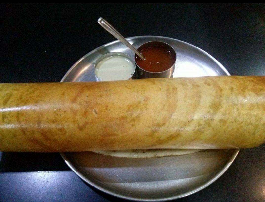 Масала-доса в кафе города Удупи. Считается, что именно отсюда пошло это блюдо.