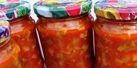 Салат из кабачков.