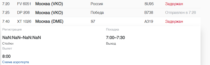    Автор фото: онлайн-табло Пулково.