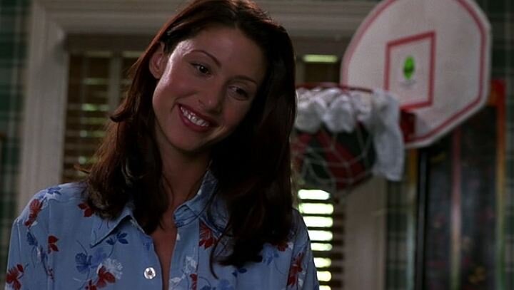 Шеннон Элизабет. Кадр из фильма «Американского пирога»