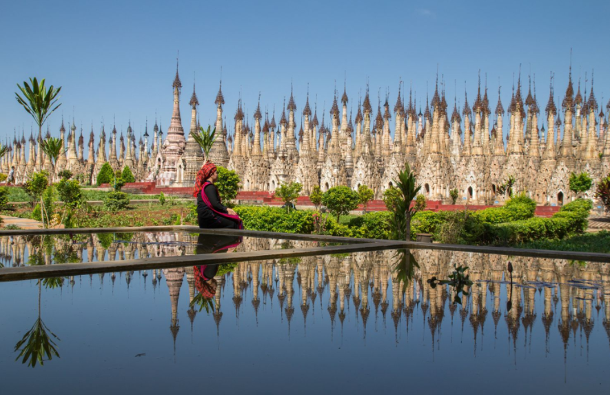 Мьямны. Пагода Какку. Мьянма. Таунджи. Myanmar Empire.