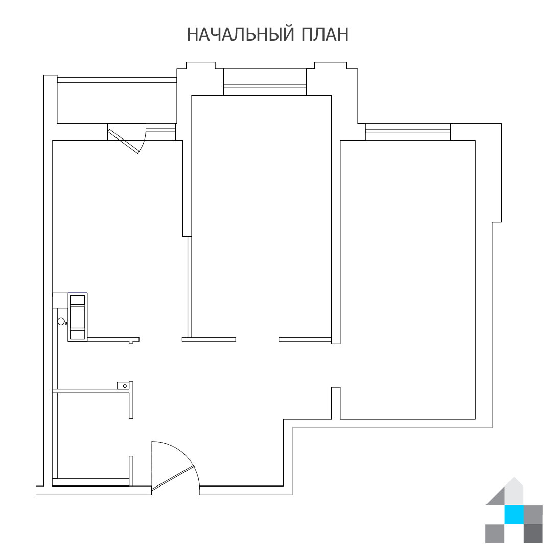 Все достаточно удобно, трубы спрятаны за вентканалом. Вполне приличная типичная квартира с возможностью объединить кухню с гостиной. 