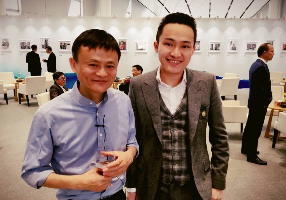 Основатель Alibaba Grup Джек Ма и Джастин Сан