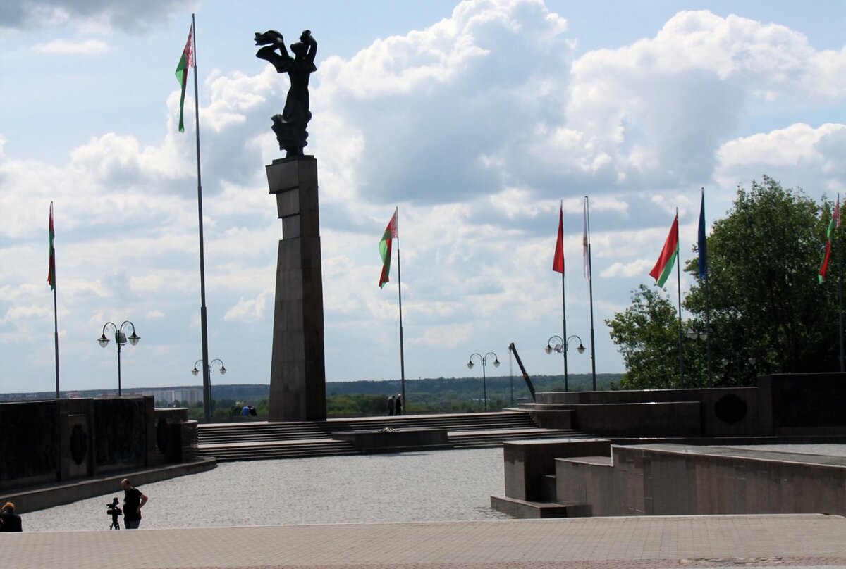 Площадь славы могилев фото