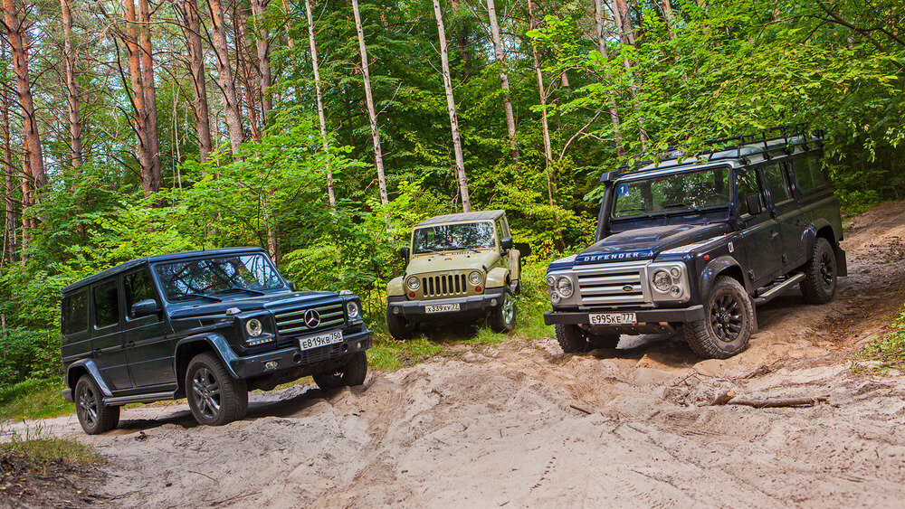 «Охотники  на поминках» – Land Rover Defender уже снят с производства,   Mercedes-Benz G350d теперь продаётся с другим мотором, а поставки  дизельных Jeep Wrangler приостановлены.  