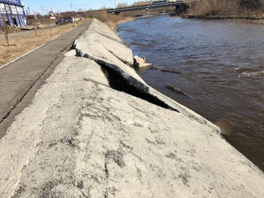 
`Яблоневый сад` и `берегоукрепление Ушаковки`, которые сделал Сергей Скворцов и которыми он очень любит хвастаться.