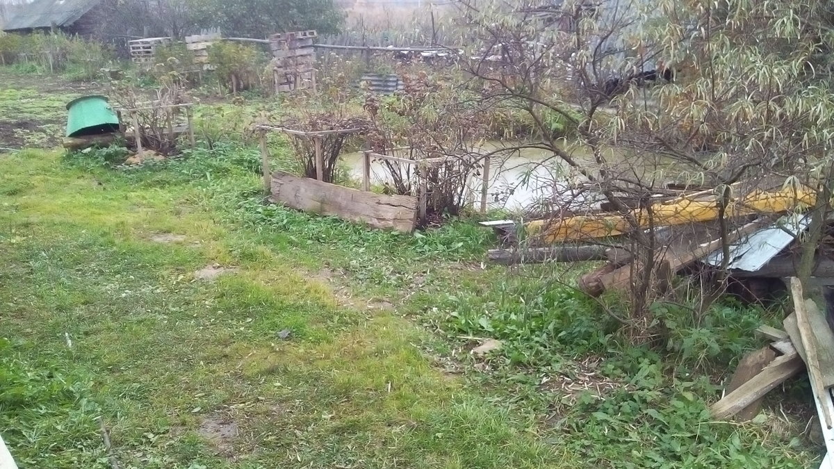 Участок с высоким уровнем грунтовых вод