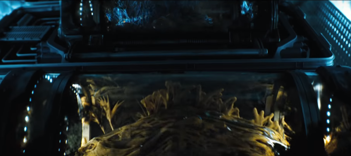 Два симбиота. Веном - сверху, Бунт - снизу. Но я бы не исключал наличие иных. Например третьего, который и станет общим главным врагом двух предыдущих. Объединение против общего врага нынче популярный ход сценаристов.